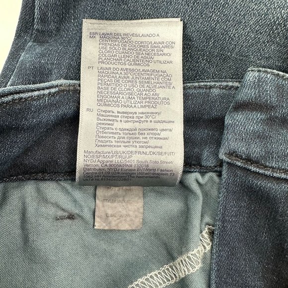 NYDJ Womens Dark Blue Ami Skinny Lift & Tuck Technology Jeans Size 6 - Picture 9 of 9